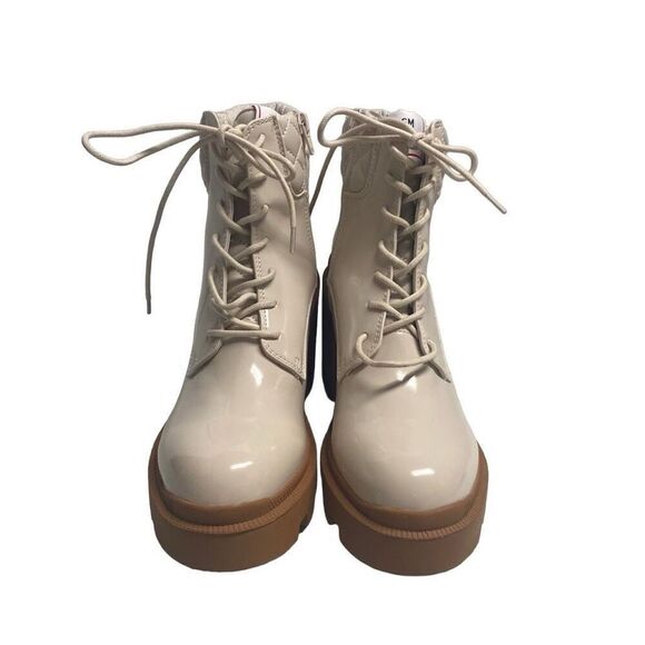 STEVE MADDEN Aryn SM NY 90 Women’s Beige Cream Boots Size 10M New Without Tags‎ - Picture 3 of 11